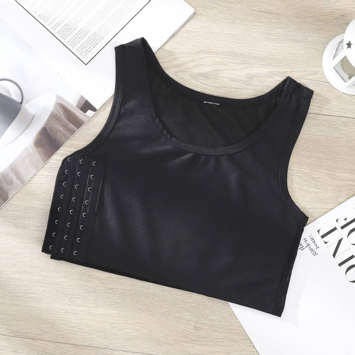 Chest Binder Cotton Elastic Band Women - Image 3