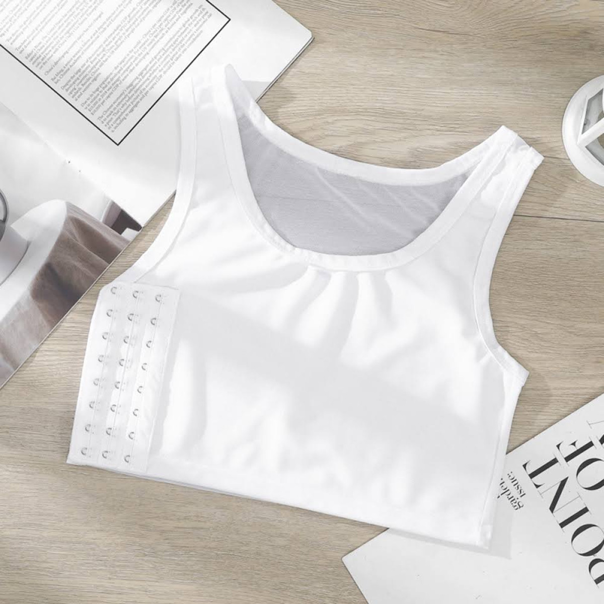 Chest Binder Cotton Elastic Band Women - Image 4