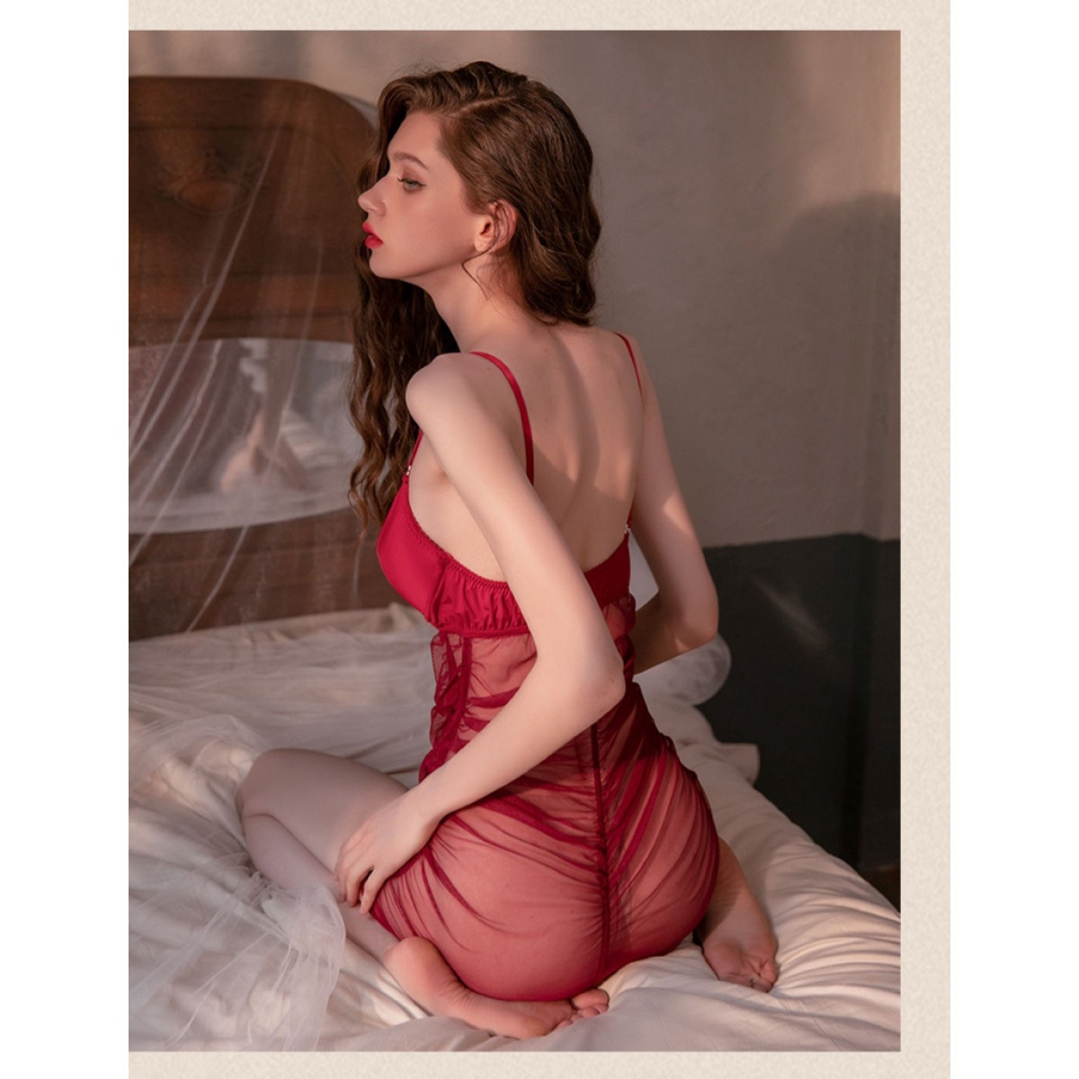 Ring Tops Thin Nightgown - Image 17