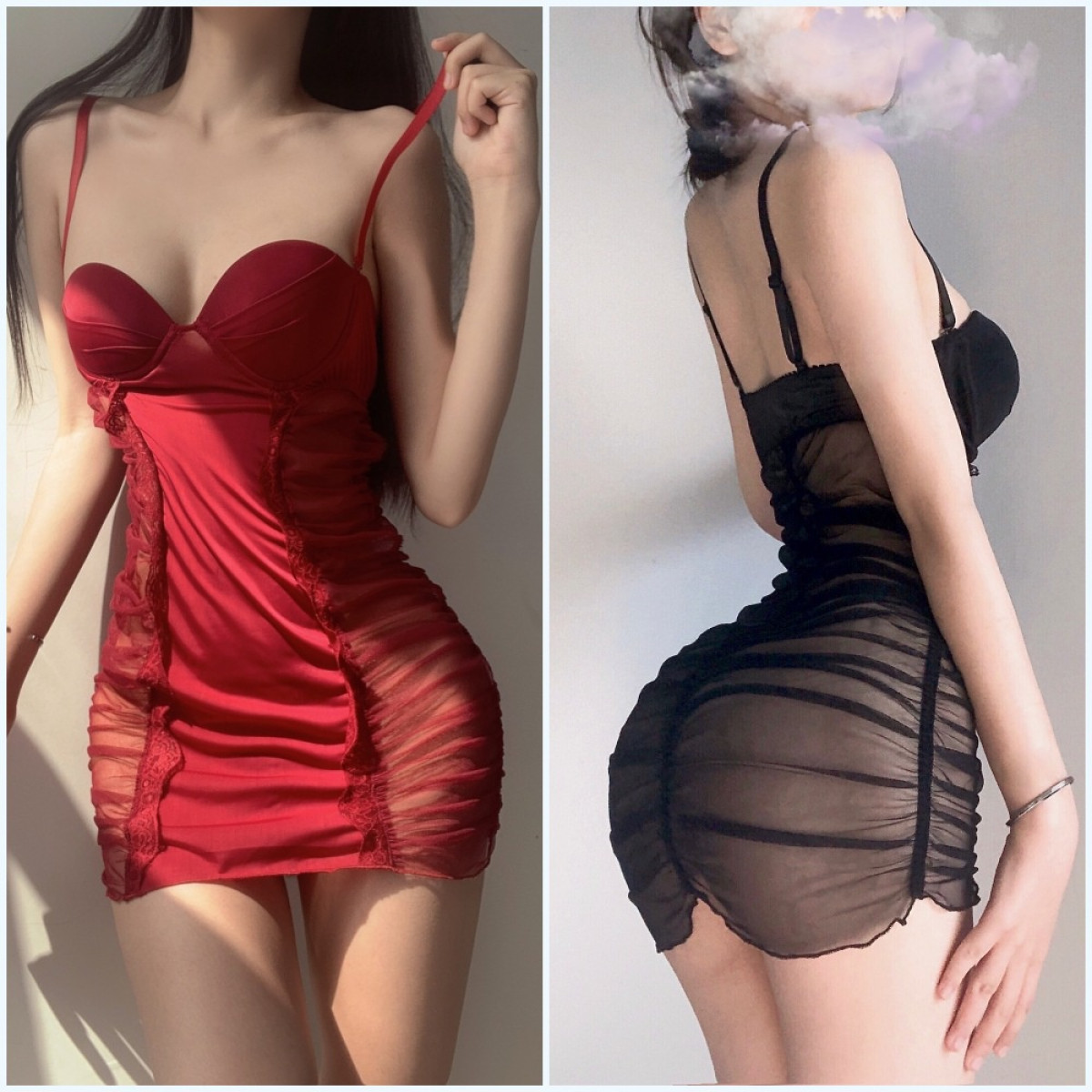 Ring Tops Thin Nightgown - Image 10