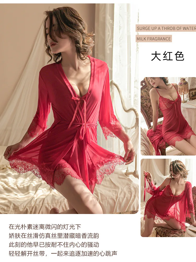 Transparent Robe Set For Women Nightwear - Image 10