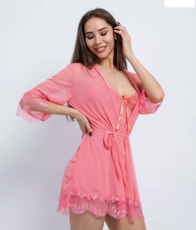 Transparent Robe Set For Women Nightwear - Image 5