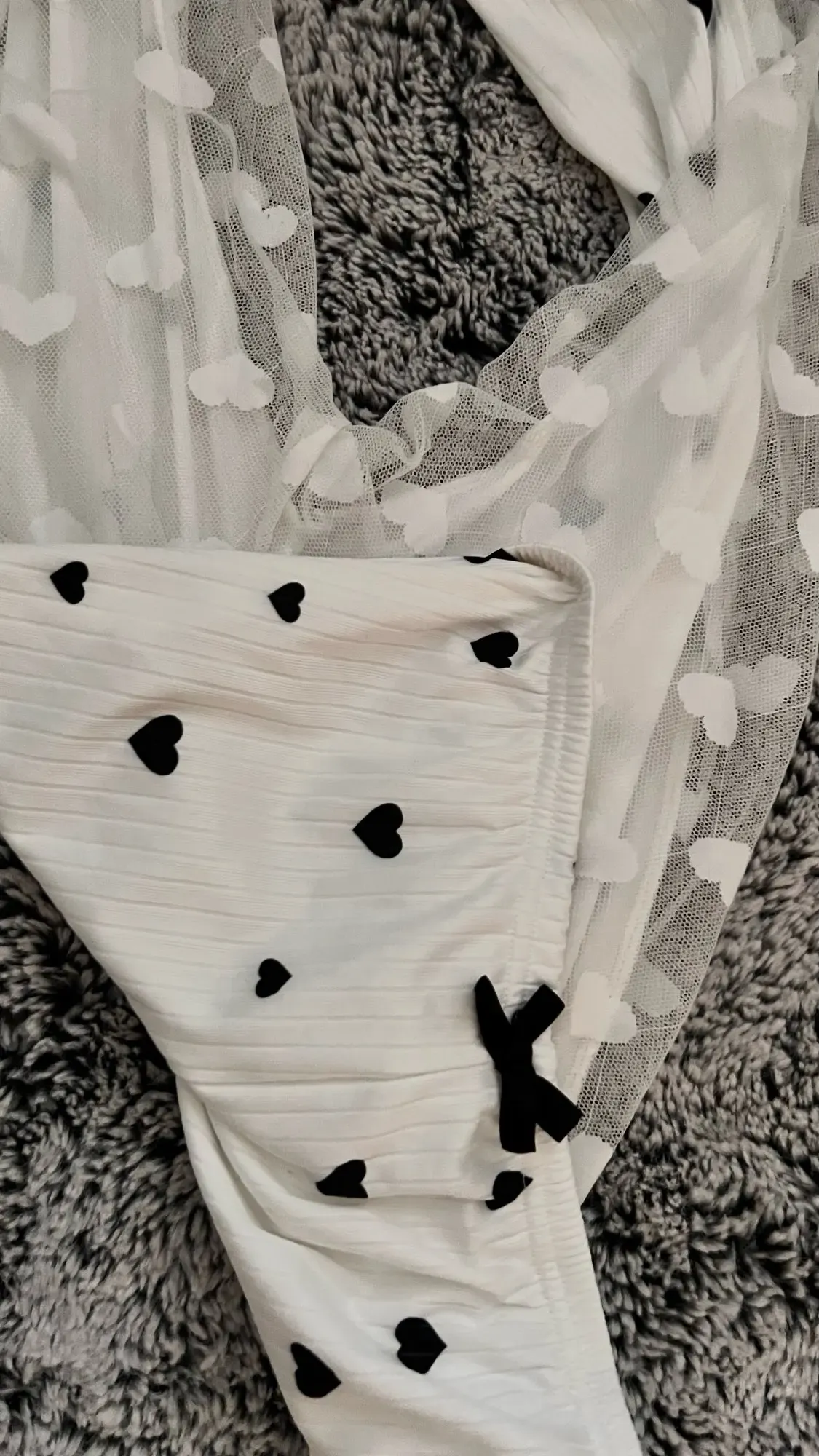 Sheer Mesh Pajama Set 2 Pieces Homewear - Image 5