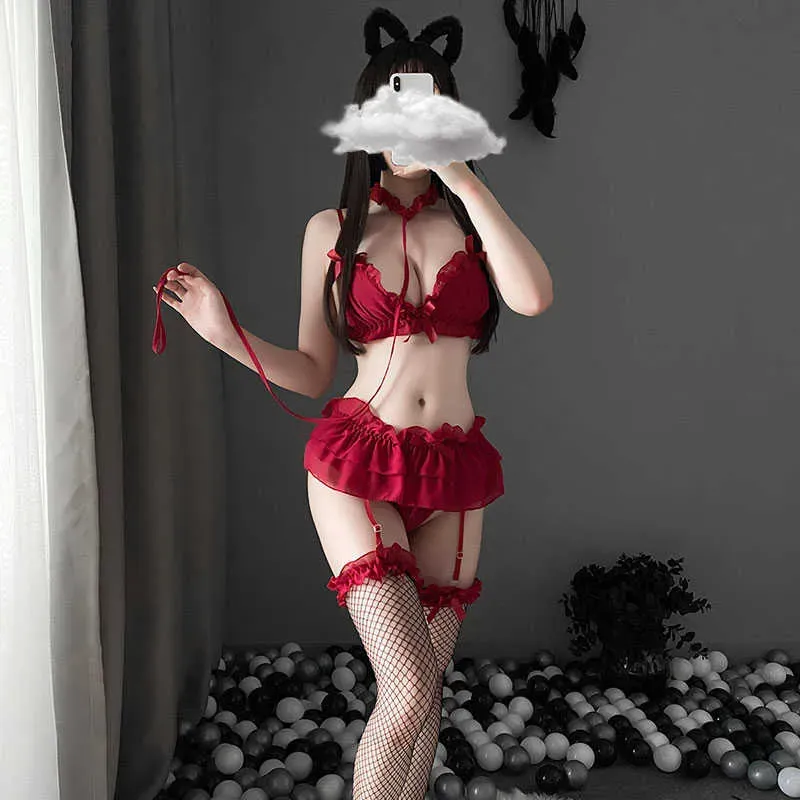 Kawaii Soft Girl Pajamas Cosplay Outfit set - Image 2