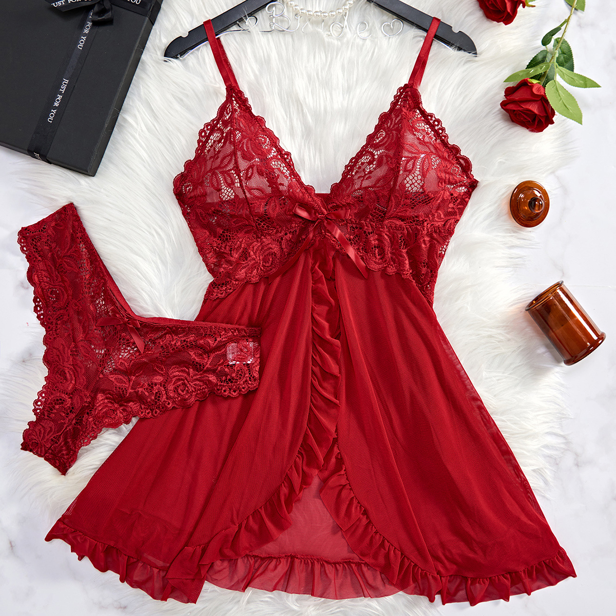 Babydoll Nightgown Sleepwear - Image 17