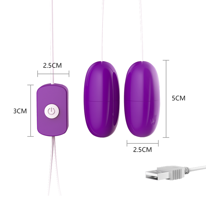 Usb Double Jump Vibrating Clitoris Love Egg Vibrator - Image 3