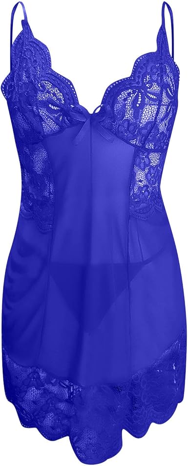 Lace Babydoll Chemise Strap Sleepwear - Image 11