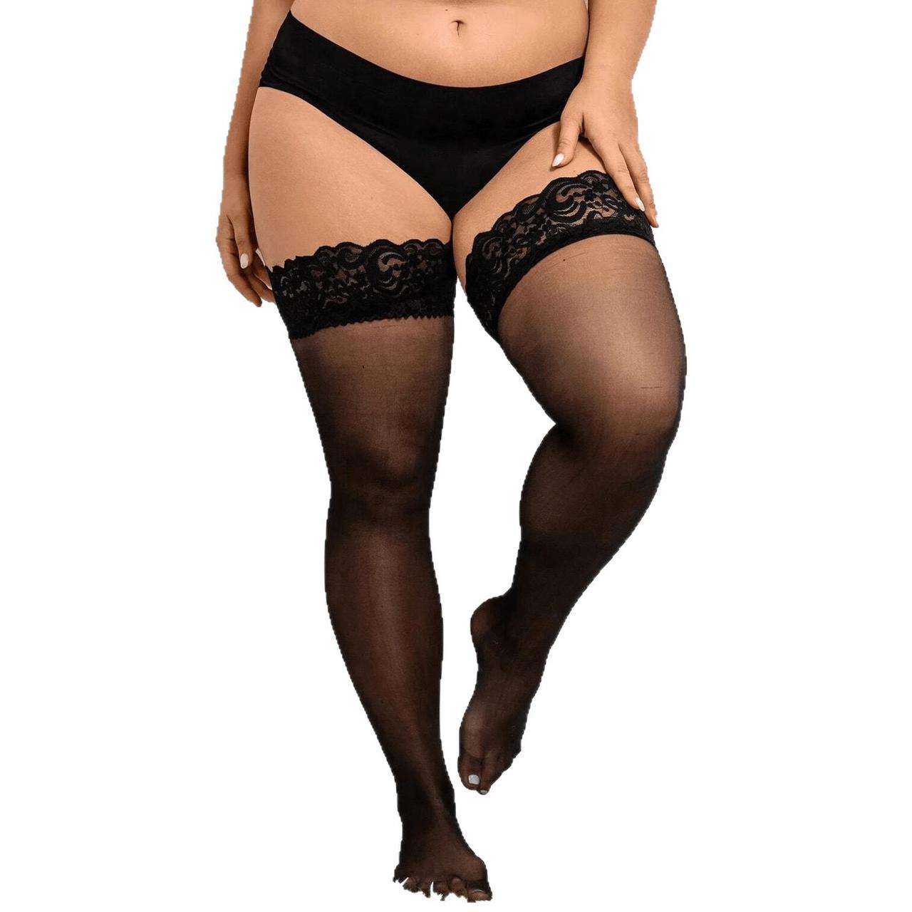 Lace Stocking Thigh High Stockings - Image 2