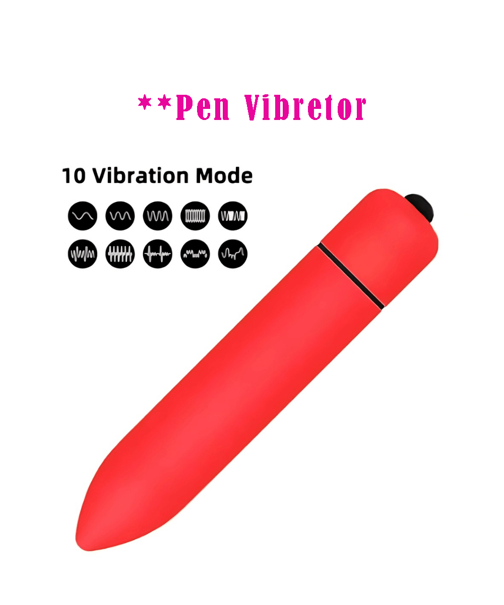 Mini Pulse 10 Unique Modes Pen Vibrator For Women - Image 2