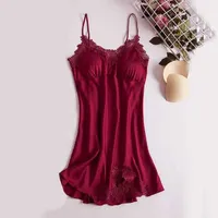 Full Slip Lace White Silk Pajamas Set Women 5PCS - Image 5