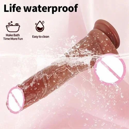 Realistic Vibrator Dildo with Thrusting Motion - Image 8