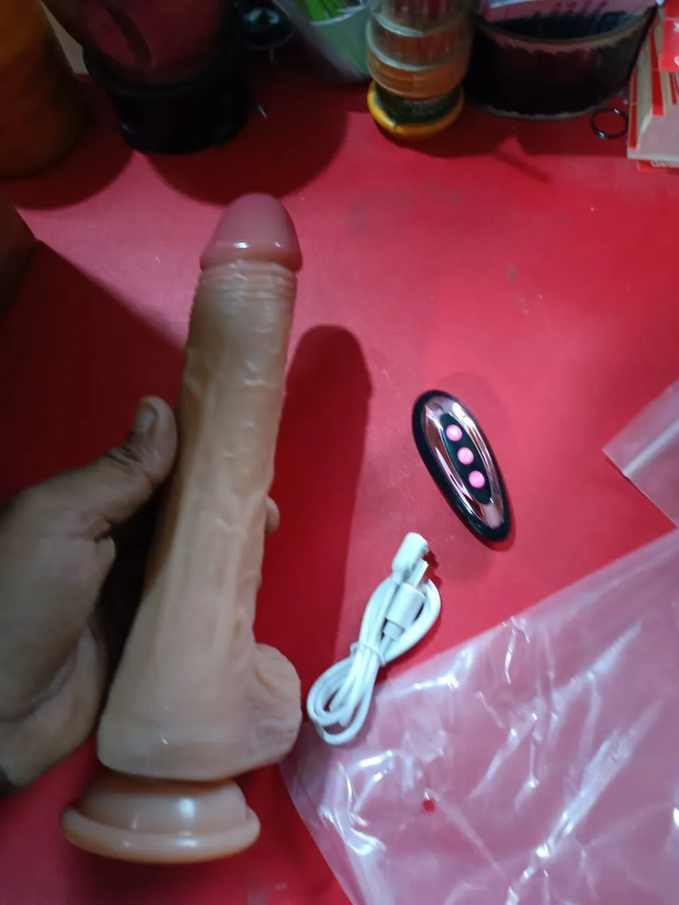 Realistic Vibrator Dildo with Thrusting Motion - Image 13
