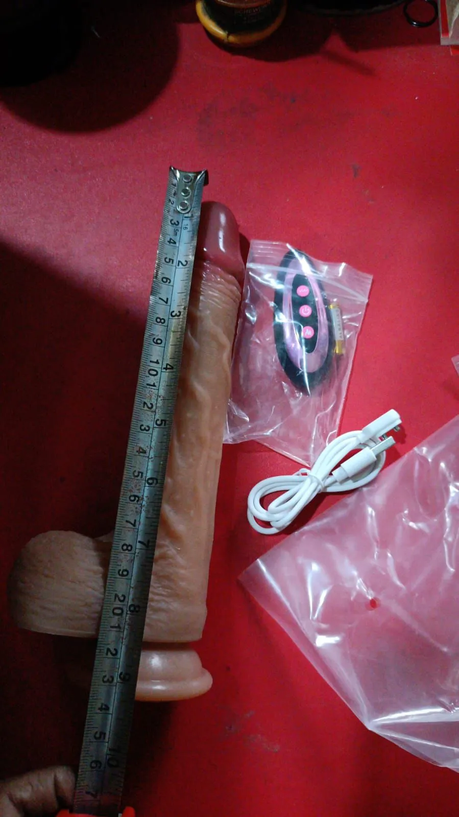 Realistic Vibrator Dildo with Thrusting Motion - Image 12