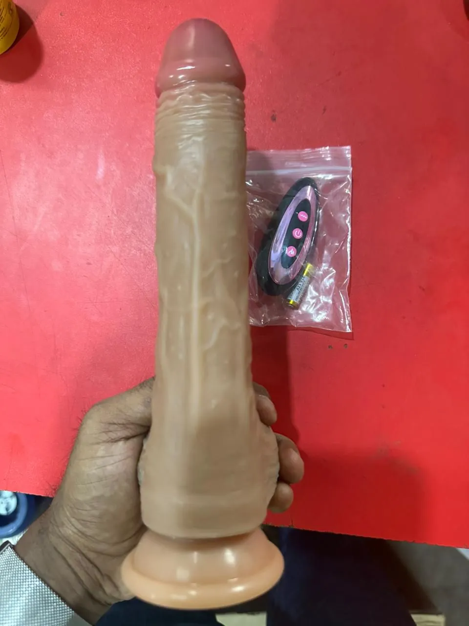 Realistic Vibrator Dildo with Thrusting Motion - Image 4