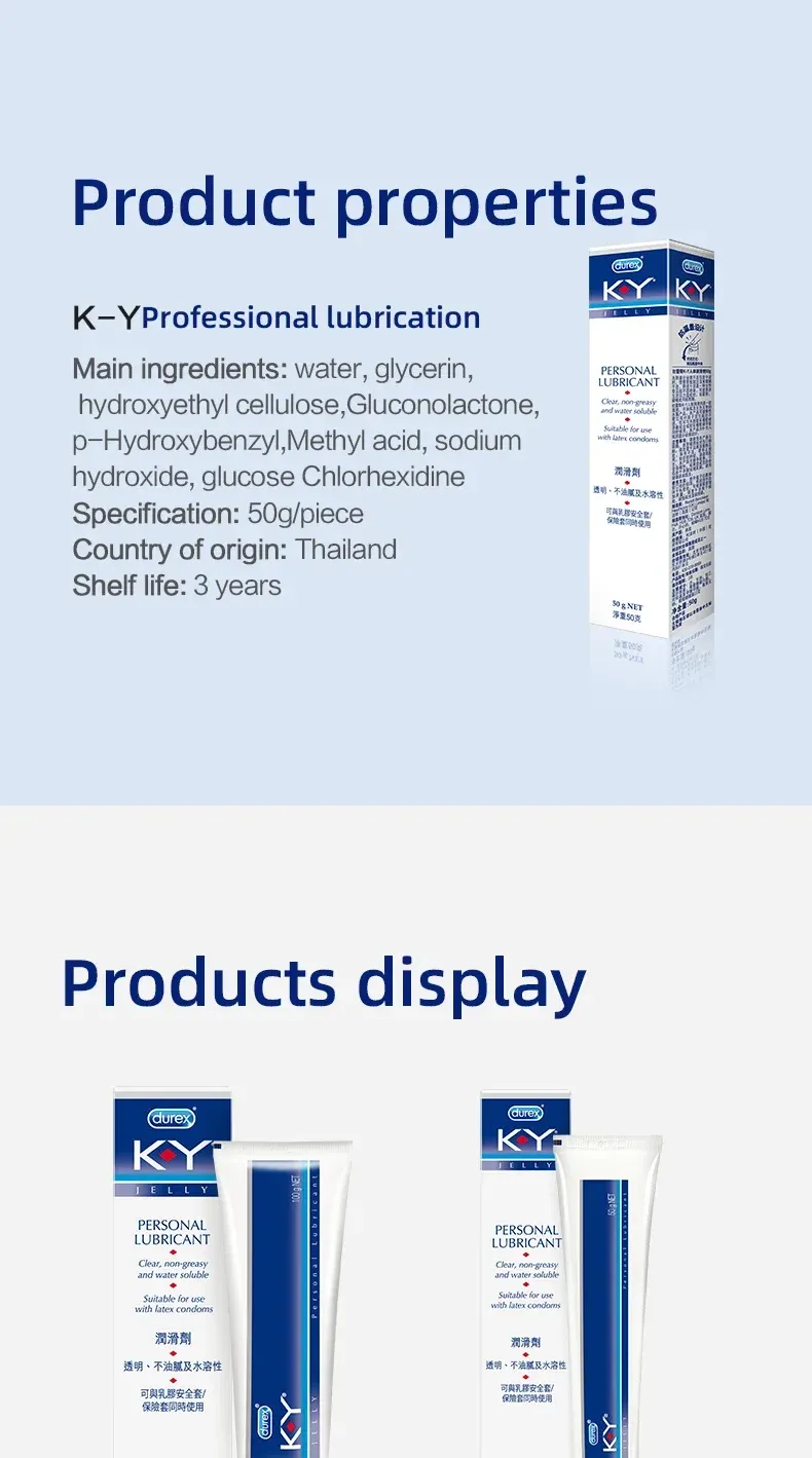 Durex KY Jelly Personal Lubricant Gel 50g - Image 3