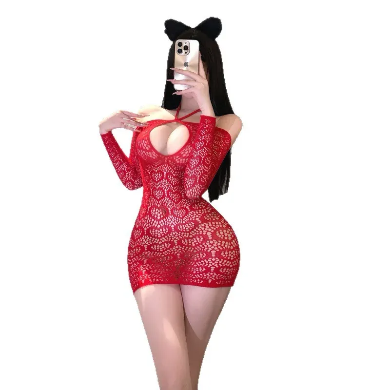 Exquisite See-Through Floral Lingerie - Image 6